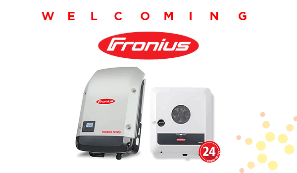 We are a New Distribution Partner of Fronius Products in Australia!