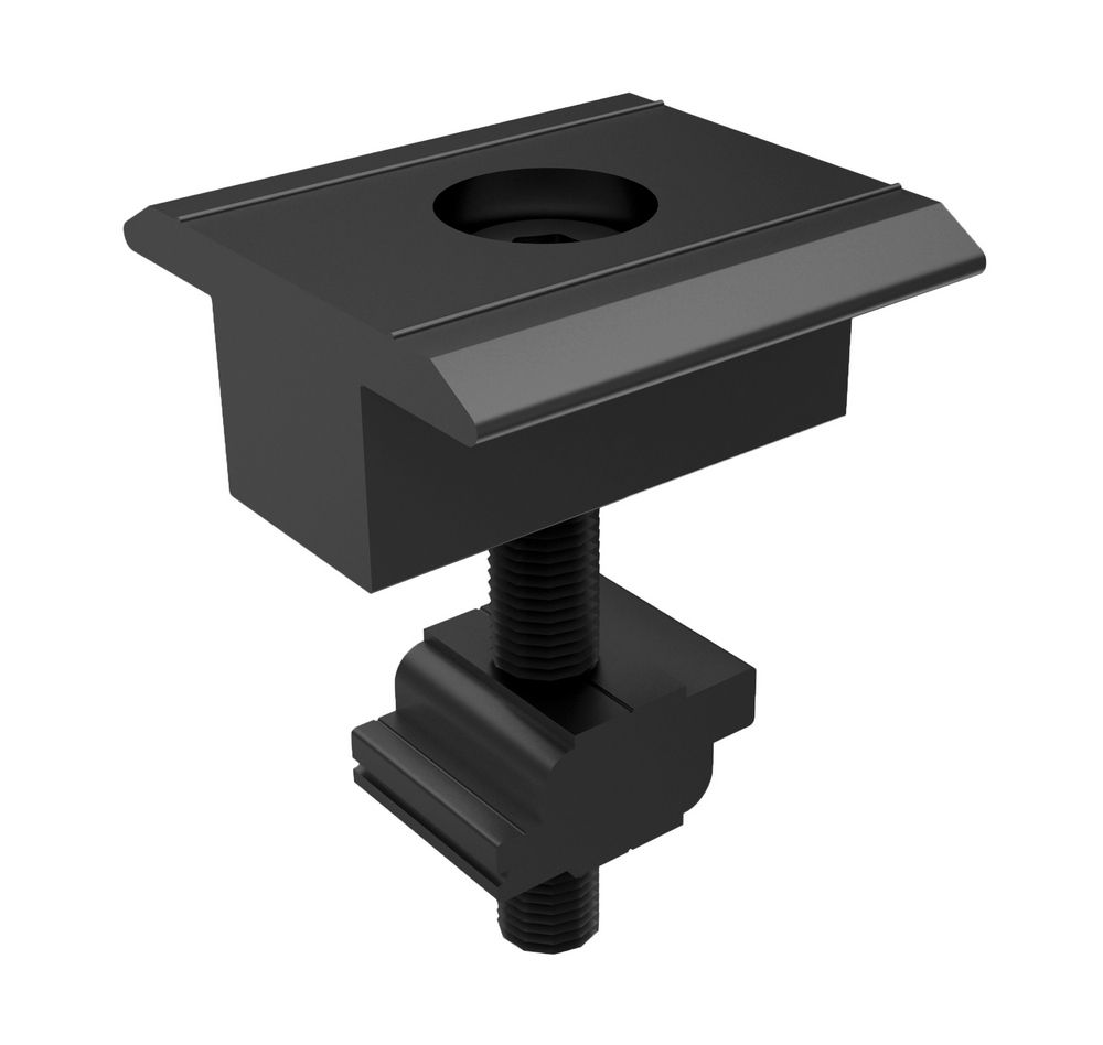 Clenergy PV-ezRack Black Inter Clamp – Standard 30mm