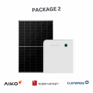 Package 2 AIKO 475W + Sigenergy + Clenergy Black